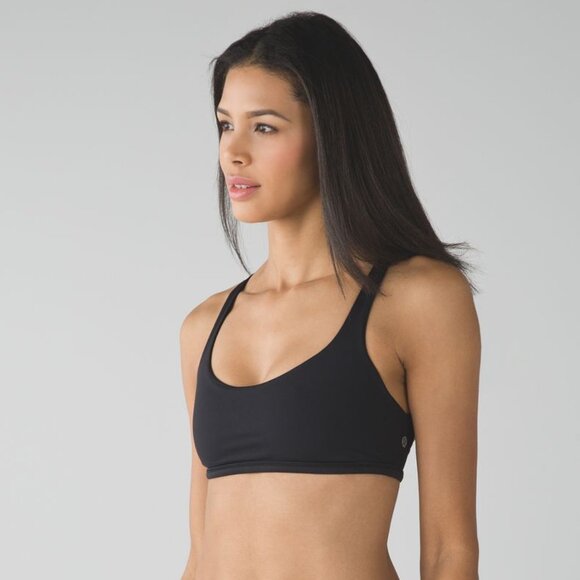 lululemon Free to Be Wild Bra // Black // Size 4 - Picture 1 of 6
